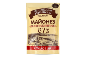 Майонез 67% Столовый Національні українські традиції д/п 160г