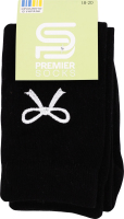 Гольфи дит Premier socks вишит бантик чорн р.18-20