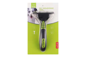 Щітка для вичісування тварин 16x8см мікс
