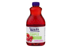 Welch's Refreshingly Simple Juice Strawberry Raspberry