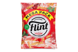 Сухарики пшенично-ржаные Бекон Flint м/у 100г