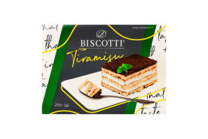 Тістечко бісквітне Тірамісу Biscotti к/у 270г