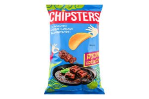 Чипсы картофельные Азиатский барбекю Asian collection Chipster's м/у 100г