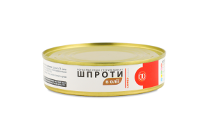 Шпроти в олії ТМ "1" з/б 150г