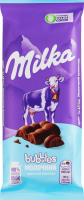 Шоколад молочний пористий Bubbles Milka м/у 80г