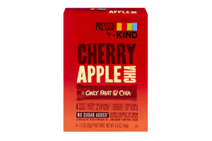 Pressed by KIND Cherry Apple Chia Fruit Bars - 4 CT