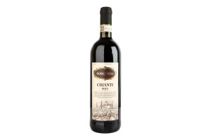 Вино 0.75л 12.5% красное сухое виноградное DOCG Chianti Borghesia бут