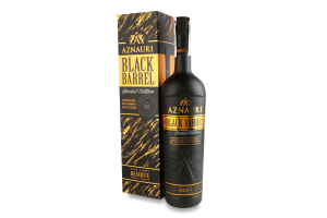 Бренди 0.7л 40% виноградный выдержанный Reserve Black Barrel Aznauri к/у