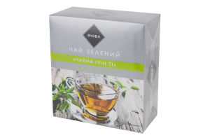 Чай зелений байховий китайський дрібний China Green Tea RIOBA к/у 50х1.5г
