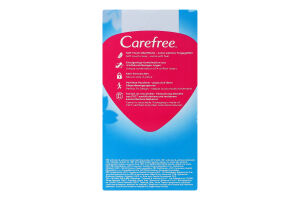 Прокладки щоденні гігієнічні Fresh scent Normal М'якість бавовни Carefree 34шт
