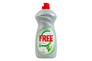 Засіб для миття посуду гель з ароматом алое вера Aloe vera Free 500мл