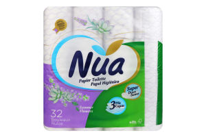 Папір туалетний Nua парфумований 3-шаровий