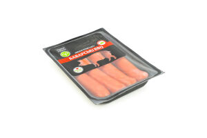 Колбаски Баварские BBQ Родинна ковбаска п/к 1с лоток 0.26кг
