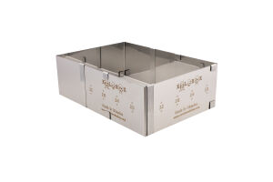 Форма д/випікання розсувна 18*18*8,5см МеталВоркШоп