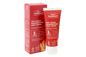 Крем д/ніг Проти тріщин регенеруючий швидкодіючий 75мл Green Рharmacy