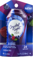Crystal Light Liquid Drink Mix Blueberry Raspberry