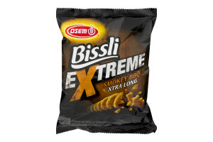 Osem Bissli Extreme Wheat Snacks Smokey BBQ Xtra Long