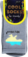 Носки муж Cool Socks Карта Украины серый р.25-27