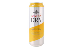 Пиво 568мл 5% світле фільтроване пастеризоване Ekstra dry Svyturys з/б