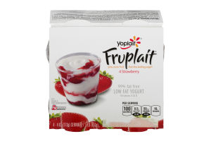 Yoplait Fruplait Low Fat Yogurt Strawberry - 4 CT