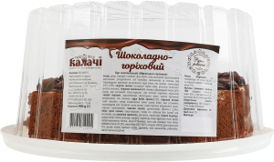 Торт комбинированный Шоколадно-ореховый Калачі п/у 900г