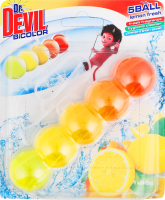 Засіб д/чищення унітазу БіКолор Лемон Фреш 35г Dr.Devil