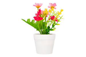 Квіти штучні 13,5*7см горщик 70*63мм