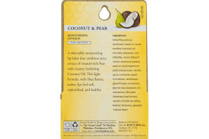Burt's Bees Moisturizing Lip Balm Coconut & Pear - 2 PK