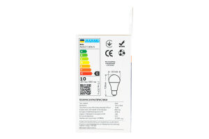 Лампа светодиодная 10W 800lm E27 4100К A60 №А60Е2710ENLN ENL 1шт
