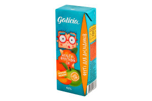 Сок с мякотью из смеси плодов Мультифруктовый Galicia т/п 0.2л