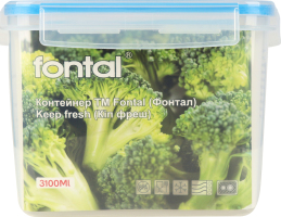 Контейнер для зберігання Fontal Keep fresh 3100мл