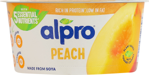 Продукт соєвий ферментований з персиком Alpro ст 150г