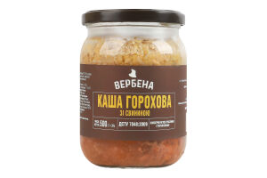Каша гороховая со свининой Вербена с/б 500г