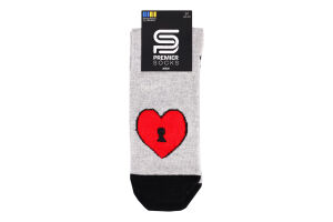 Шкарпетки чоловічі Premier socks класич. з напис. BE MINE-FOREVER р.25-29 арт.8287