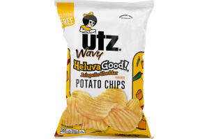 Utz Wavy Potato Chips Heluva Good! Jalapeño Cheddar Flavored