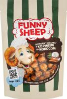 Попкорн у карамелі з корицею та кокосом Funny Sheep д/п 90г