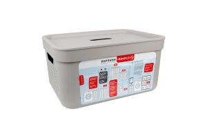 Корзина Simple 15л какао Алеана