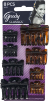 Goody Classics Medium Claw Clips - 8 CT