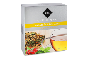 Суміш чаю з шипшиною Альпійський луг Rioba к/у 50х1.5г