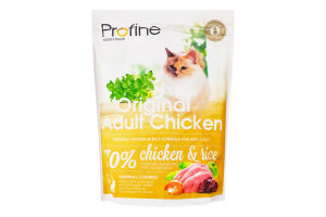 Корм сухой с курицей и рисом для взрослых кошек Original Profine д/п 300г