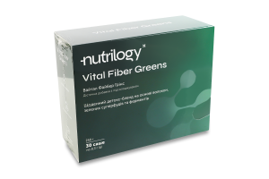 Добавка диетическая с подсластителем Ежедневный детокс-бленд Vital Fiber Greens Nutrilogy 30х8.3г