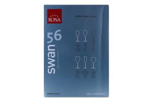 Набор бокалов для вина 560мл №421123 Swan 56 Rona 6шт