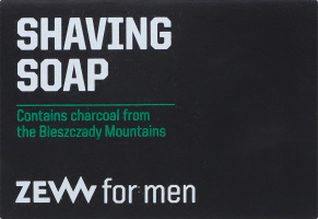 Мило для гоління тверде Charcoal line ZEW for men 85мл