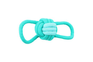 Игрушка для собак 22х7см №1442404 Мяч плетеный с петлями Pic Chow 1шт микс