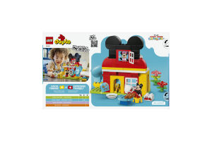 Конструктор для детей от 2лет №10465 Mickey Mouse clubhouse with Minnie&Pluto Duplo Lego 87эл