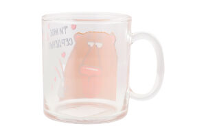 Чашка Herbata Ти моє серденько 320мл скло Galleryglass