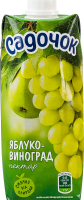 Нектар осветленный пастеризованный Яблоко-виноград Садочок т/п 500мл