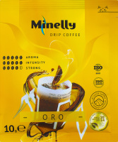 Кава Оро мелена смажена 10г в дріпах Мінеллі