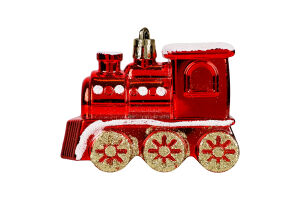 Підвіска новорічна Потяг пластик 8*6см