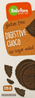 Печенье шоколадное без сахара и глютена с подсластителями Choco Digestive Balviten к/у 175г